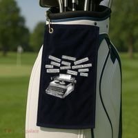 Literature Poetry Lover Gift Golf Towel thumb 2