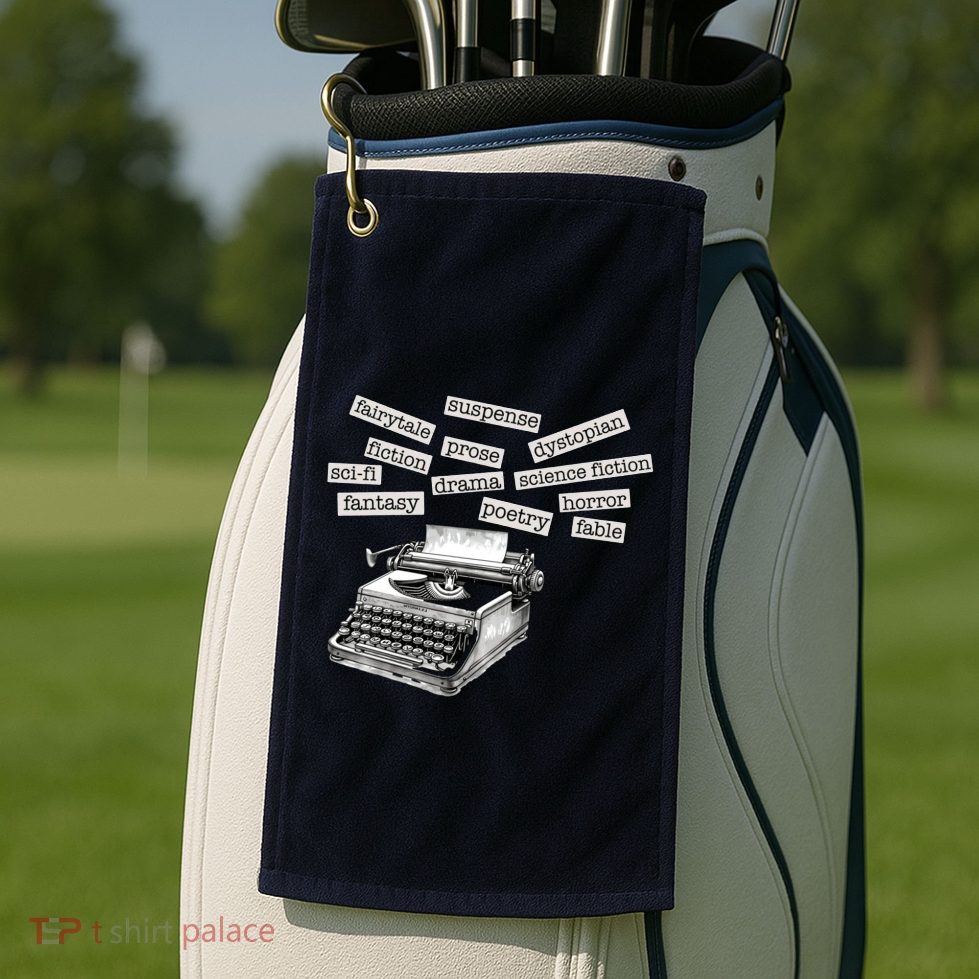 Literature Poetry Lover Gift Golf Towel