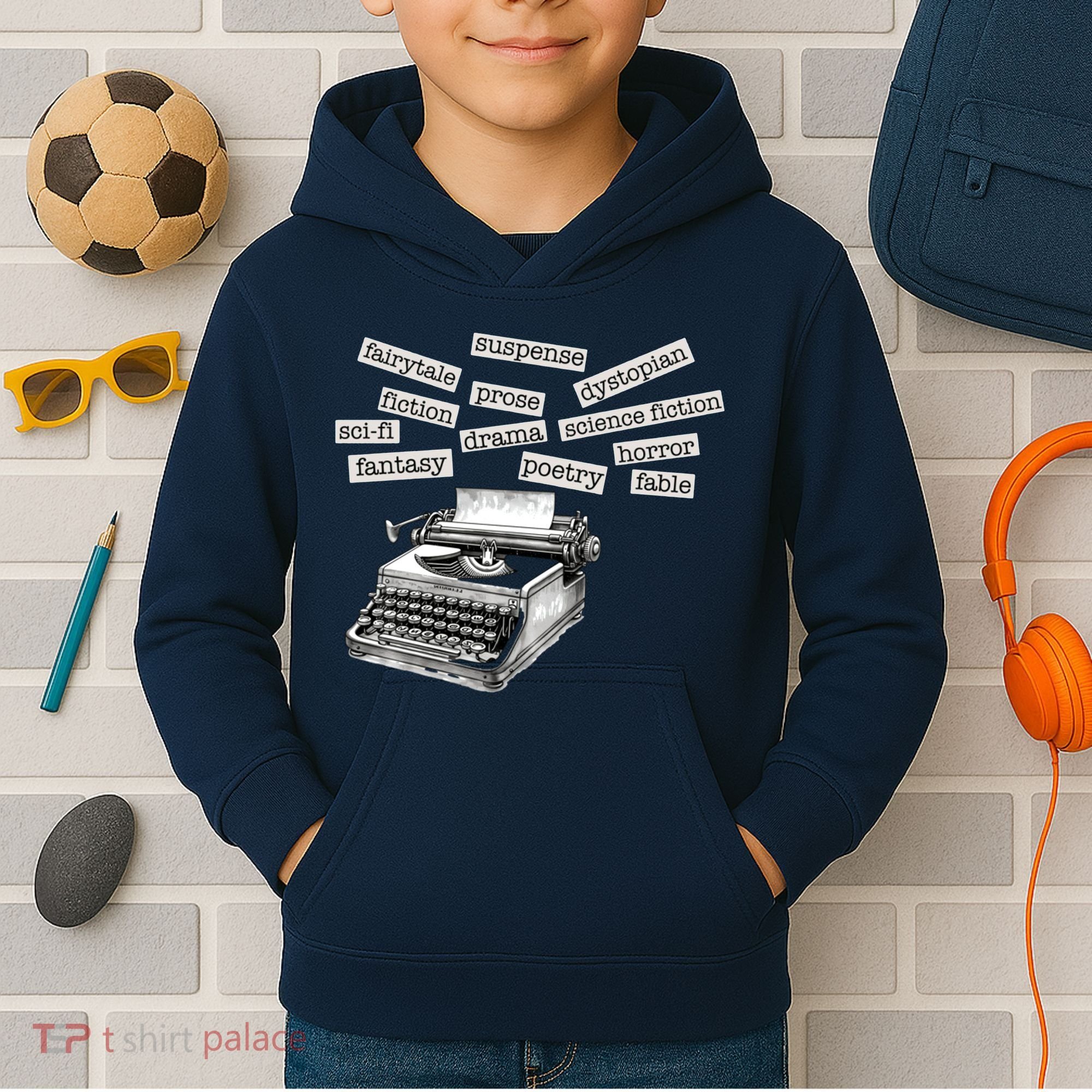 Literature Poetry Lover Gift Kids Hoodie