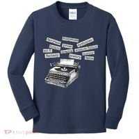 Literature Poetry Lover Gift Kids Long Sleeve Shirt thumb 0