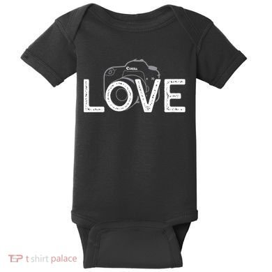 Love Photography Baby Bodysuit