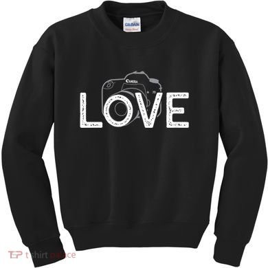 Love Photography Kids Sweatshirt