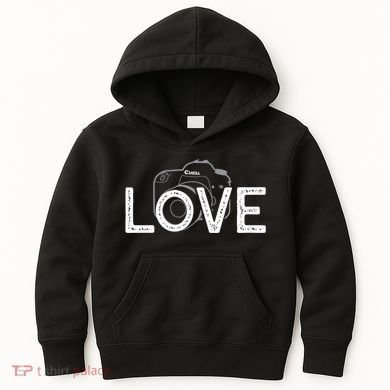 Love Photography Kids Hoodie