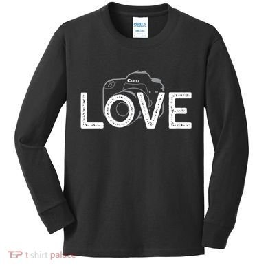 Love Photography Kids Long Sleeve Shirt