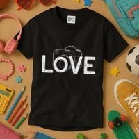 Love Photography Kids T-Shirt thumb 3
