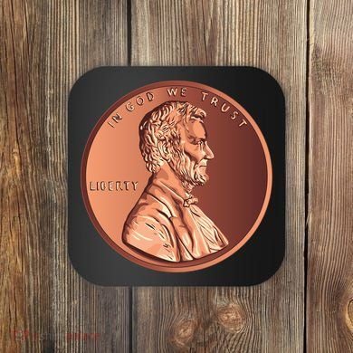 Lincoln Penny Coaster