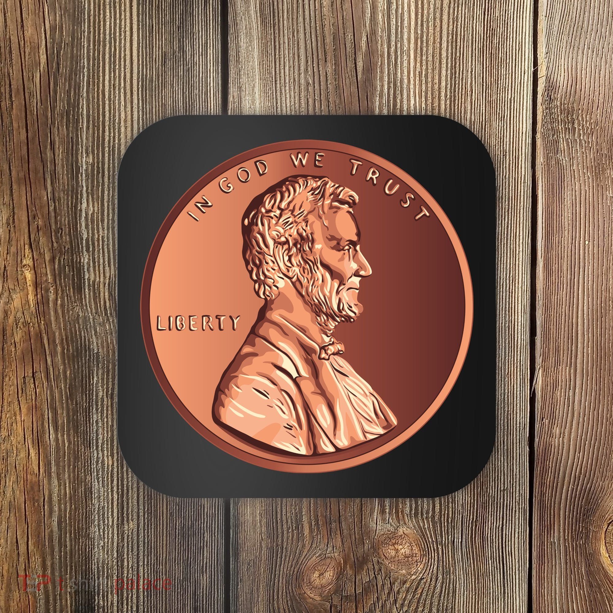 Lincoln Penny Coaster