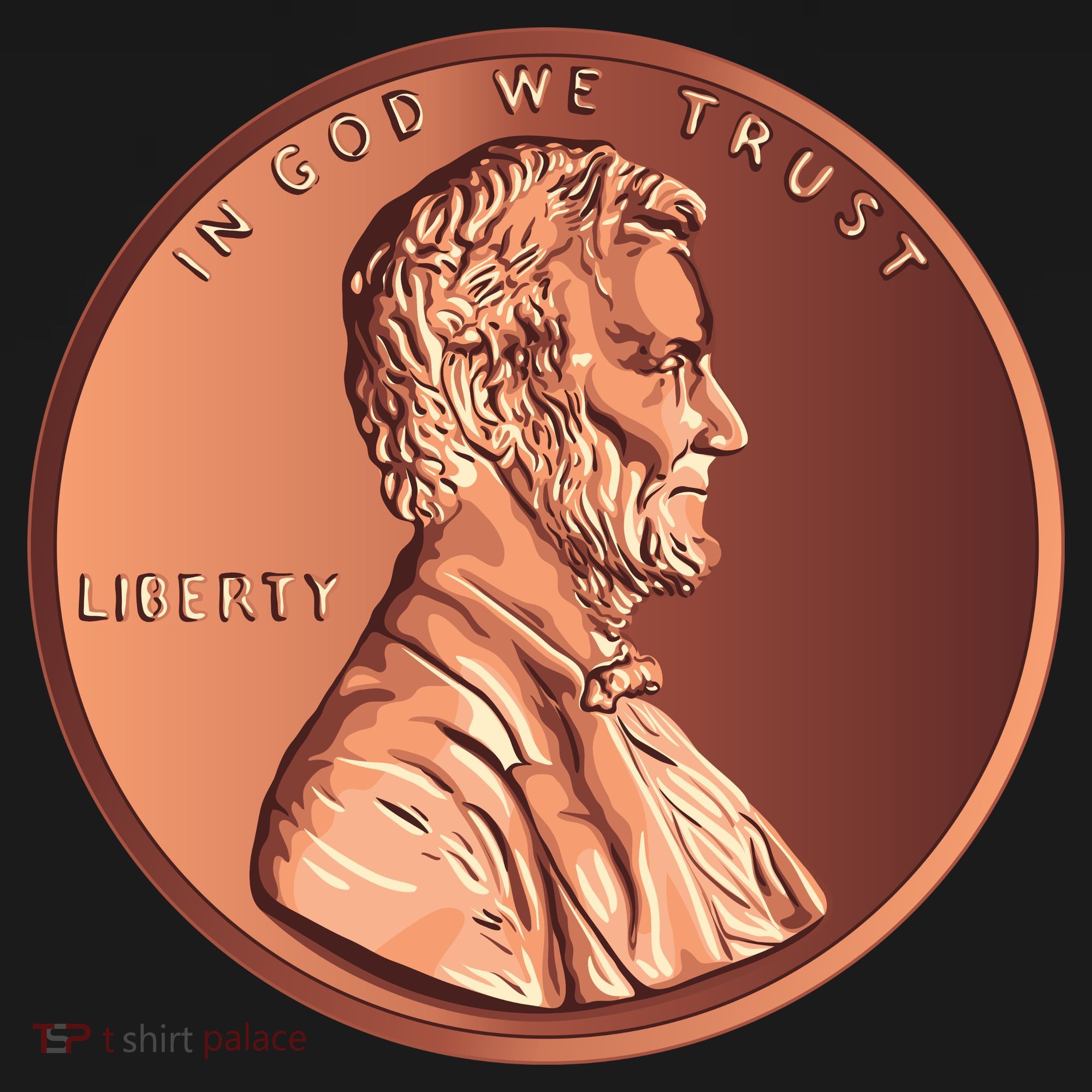 Lincoln Penny Coaster