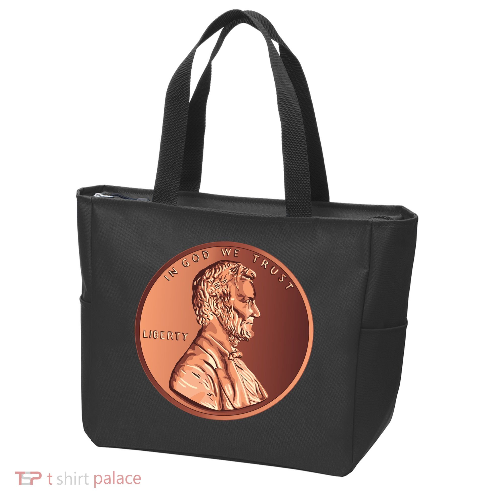 Lincoln Penny Tote Bag