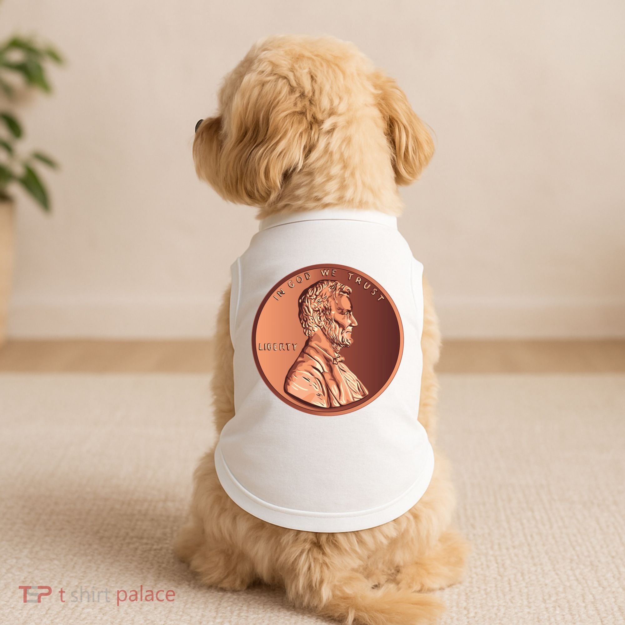 Lincoln Penny Doggie Tank