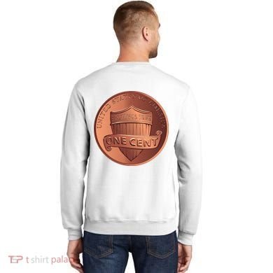 Lincoln Penny Sweatshirt back