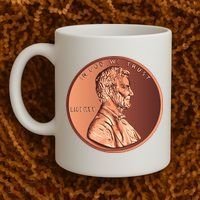 Lincoln Penny Coffee Mug thumb 2
