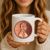 Lincoln Penny Coffee Mug thumb 3