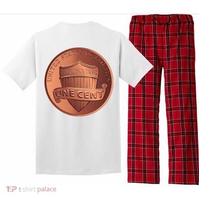 Lincoln Penny Pajama Set back