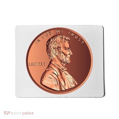 Lincoln Penny Mousepad