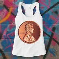 Lincoln Penny Women's Tank Top thumb 3