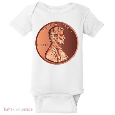 Lincoln Penny Baby Bodysuit