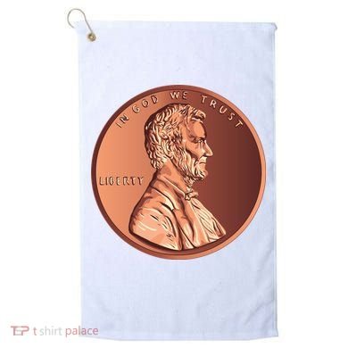 Lincoln Penny Golf Towel