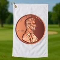 Lincoln Penny Golf Towel thumb 2