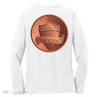 Lincoln Penny Women's Long Sleeve Shirt thumb 1