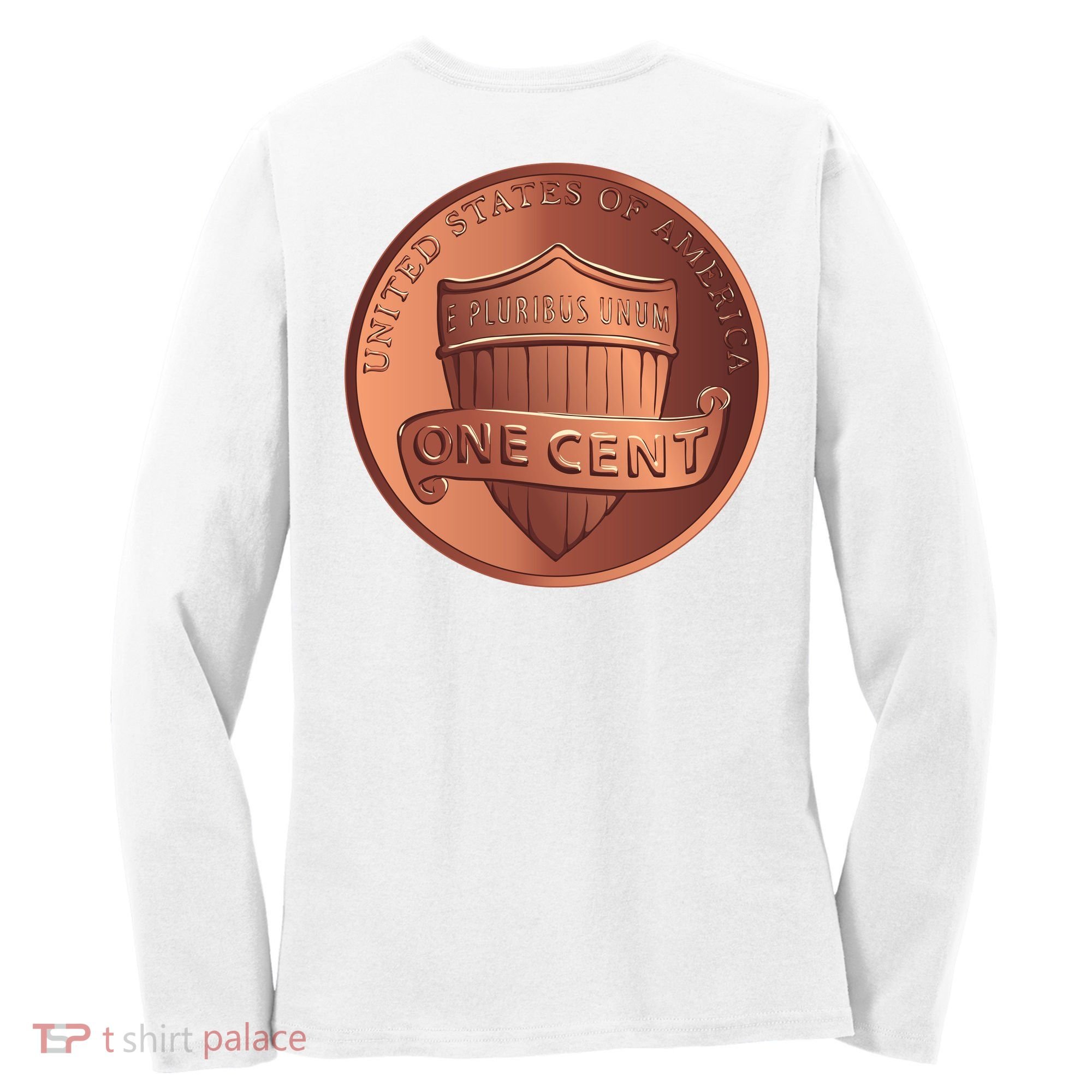 Lincoln Penny Women's Long Sleeve Shirt
