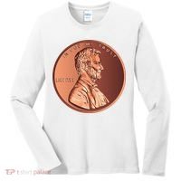 Lincoln Penny Women's Long Sleeve Shirt thumb 0