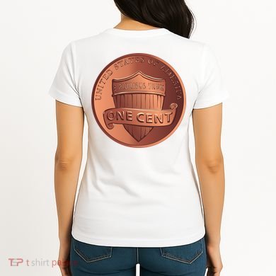 Lincoln Penny Women's T-Shirt back