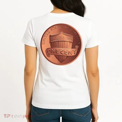 Lincoln Penny Women's T-Shirt back