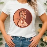 Lincoln Penny Women's T-Shirt thumb 2
