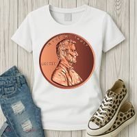 Lincoln Penny Women's T-Shirt thumb 3