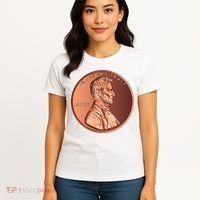 Lincoln Penny Women's T-Shirt thumb 4