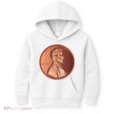 Lincoln Penny Kids Hoodie