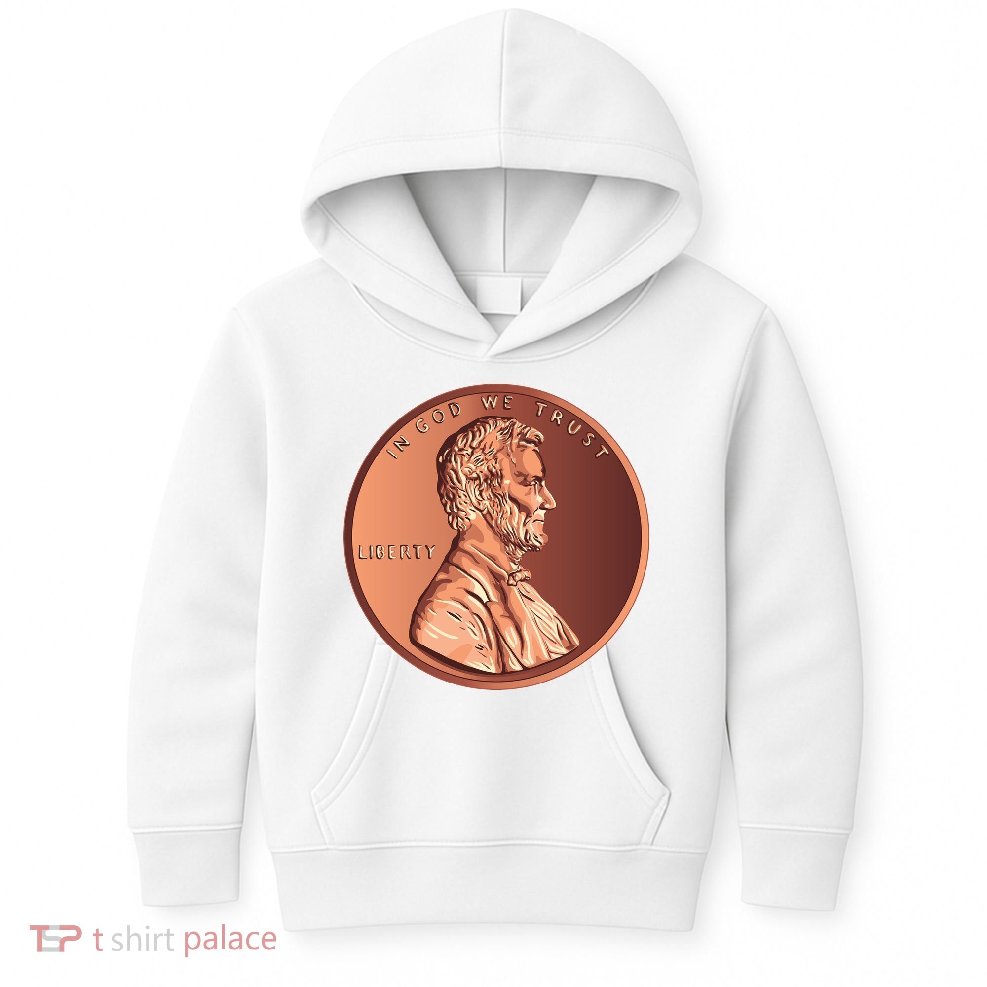 Lincoln Penny Kids Hoodie