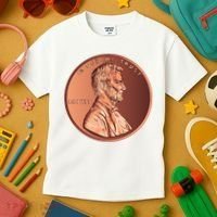 Lincoln Penny Kids T-Shirt thumb 3