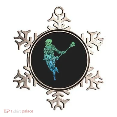 Lacrosse Player Ornament