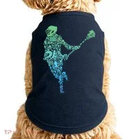 Lacrosse Player Doggie Tank thumb 0