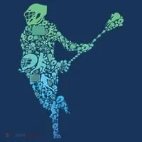 Lacrosse Player Doggie Tank thumb 4