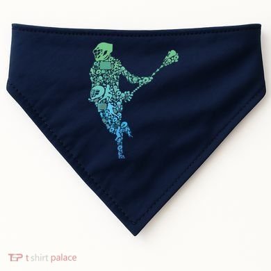 Lacrosse Player USA-Made Doggie Bandana