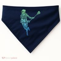 Lacrosse Player USA-Made Doggie Bandana thumb 0