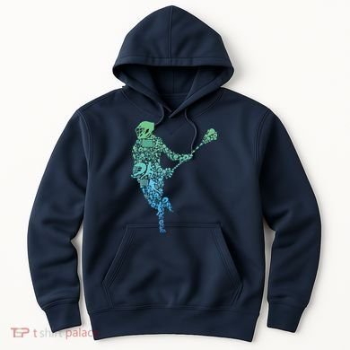 Lacrosse Player Hoodie