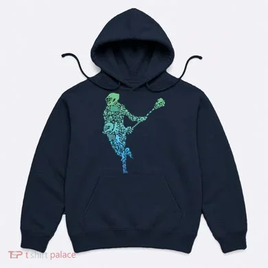 Lacrosse Player Hoodie