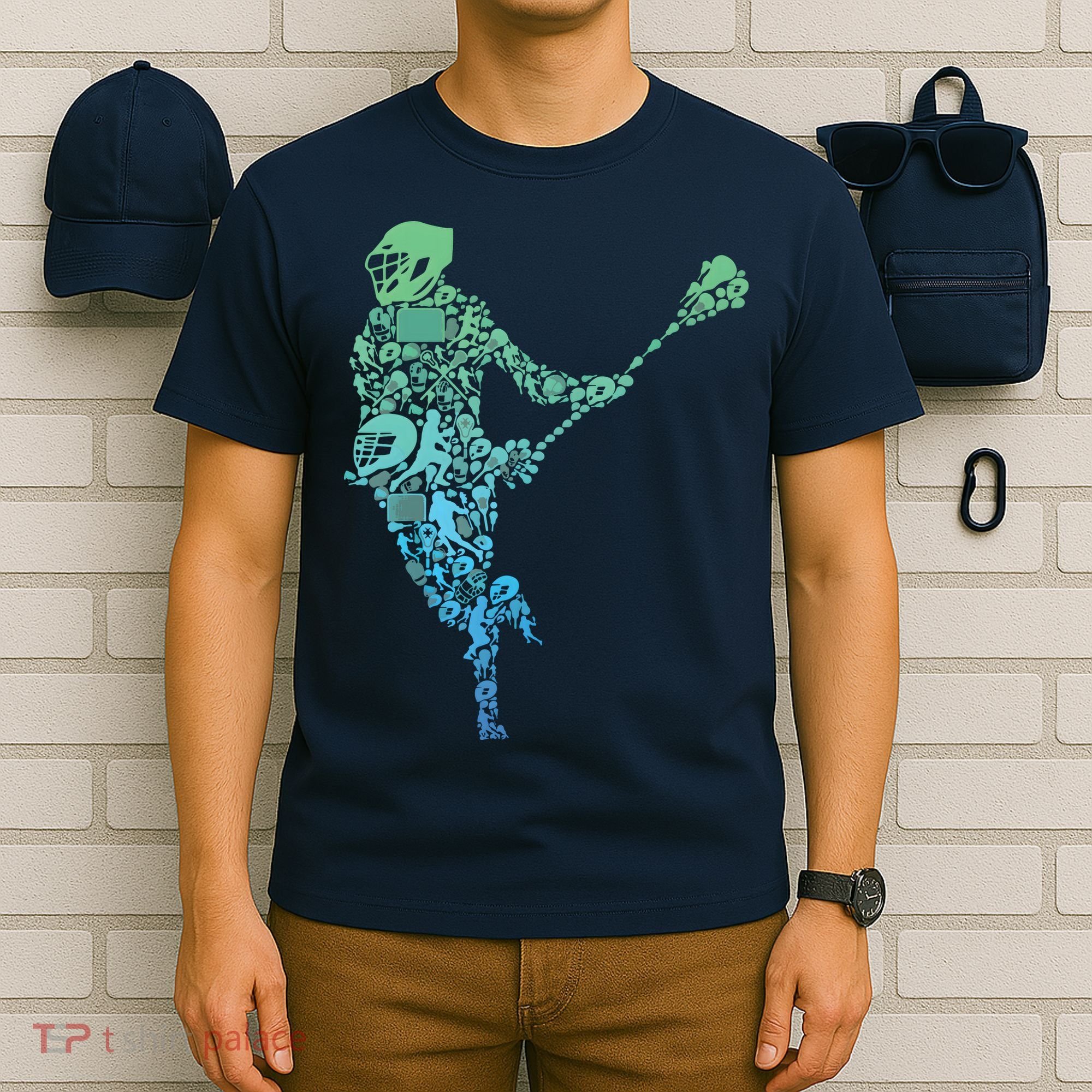 Lacrosse Player T-Shirt