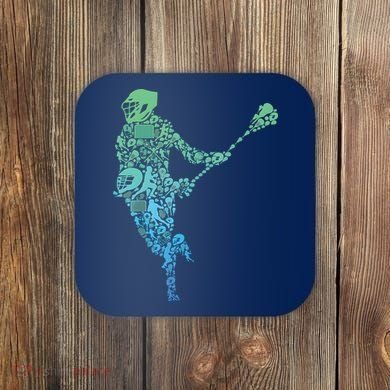 Lacrosse Player Coaster