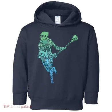Lacrosse Player Toddler Hoodie