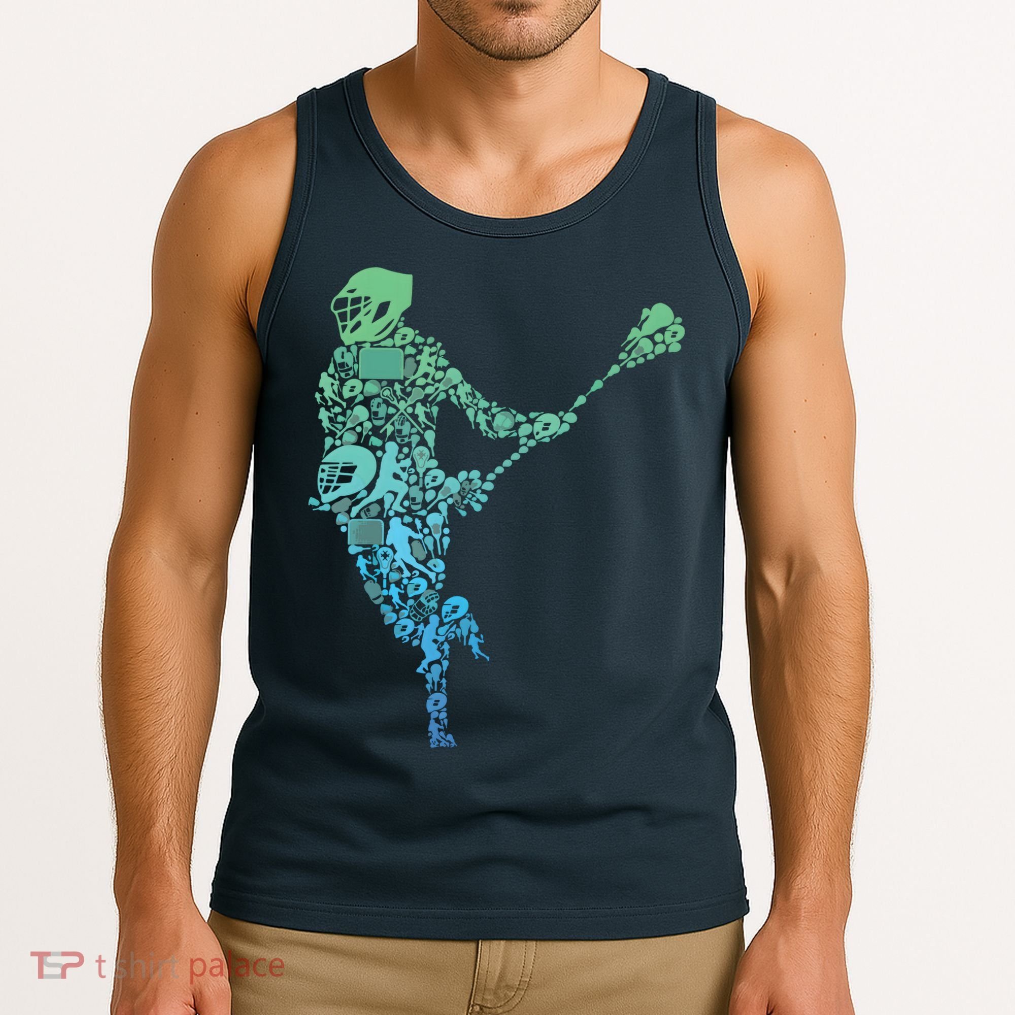 Lacrosse Player Tank Top