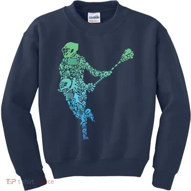 Lacrosse Player Kids Sweatshirt
