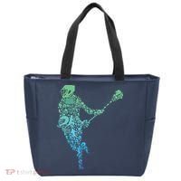 Lacrosse Player Tote Bag thumb 0