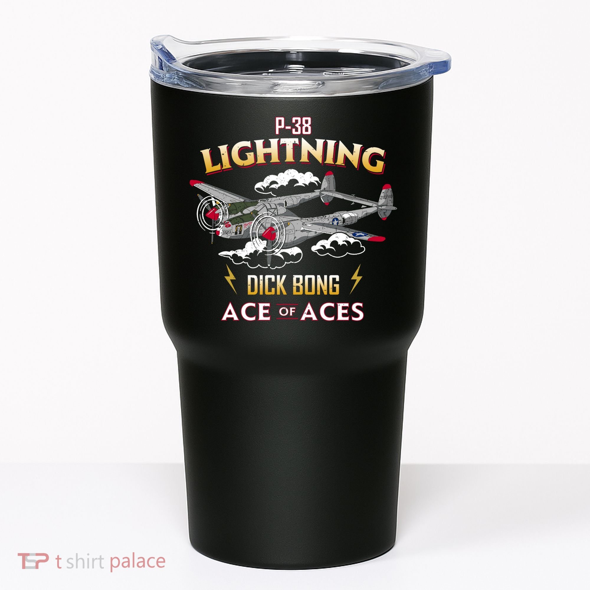 Lockheed P38 Lightning Tumbler