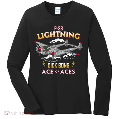Lockheed P38 Lightning Women's Long Sleeve Shirt