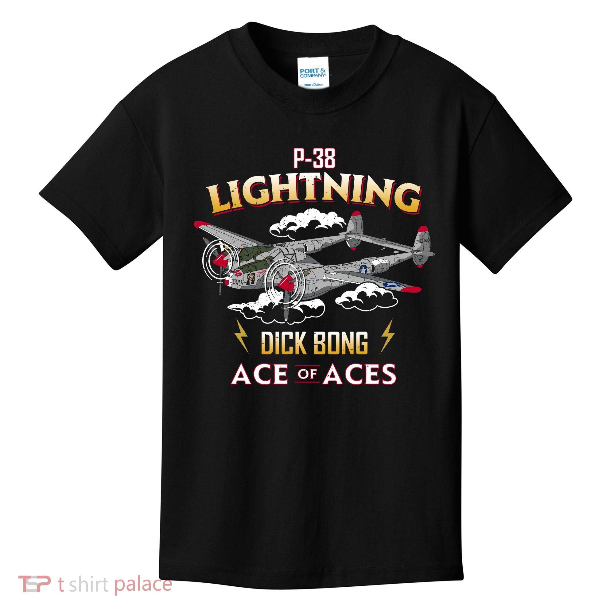 Lockheed P38 Lightning Kids T-Shirt